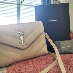 Saint Laurent Matelassé Toy Loulou Bag